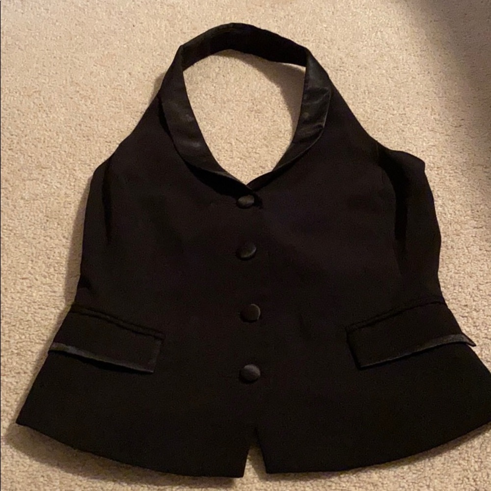 Sexy black vest